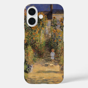 The Artist's Garden at Vetheuil by Claude Monet iPhone 16 Case
