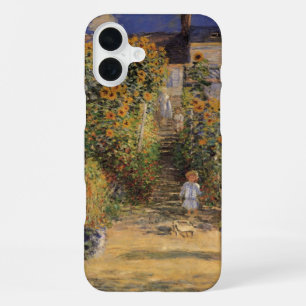 The Artist's Garden at Vetheuil by Claude Monet iPhone 16 Plus Case