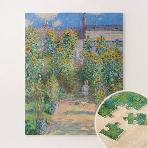 The Artist's Garden at Vétheuil by Claude Monet Jigsaw Puzzle