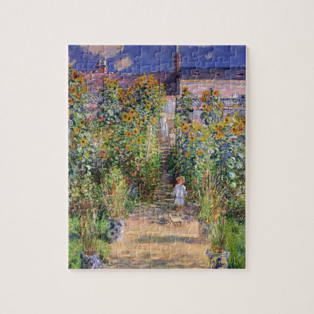 The Artist's Garden by Claude Monet Jigsaw Puzzle (Vertical)