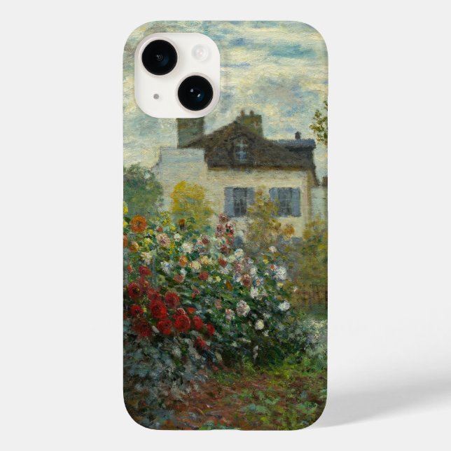The Artist's Garden in Argenteuil Claude Monet Case-Mate iPhone Case (Back)