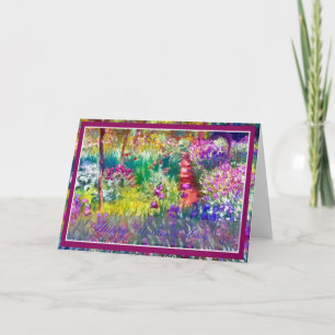 The Artist's Garden in Giverny Card