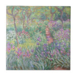 "THE ARTIST'S GARDEN" MONET FINE ART CERAMIC TILE<br><div class="desc">"THE ARTIST'S GARDEN" MONET FINE ART CERAMIC TILE</div>