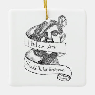 The Artist's Hero Ornament