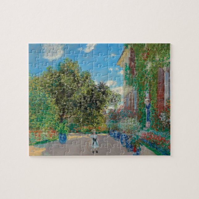 The Artist's House at Argenteuil by Claude Monet Jigsaw Puzzle (Horizontal)