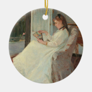 The Artist's Sister at a Window, 1869 Ceramic Ornament