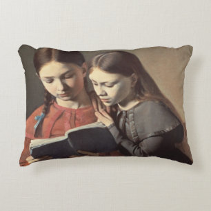 The Artist's Sisters Signe and Henriette Accent Pillow