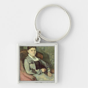 The Artist's Wife in an Armchair, c.1867 Keychain
