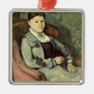 The Artist's Wife in an Armchair, c.1867 Metal Ornament