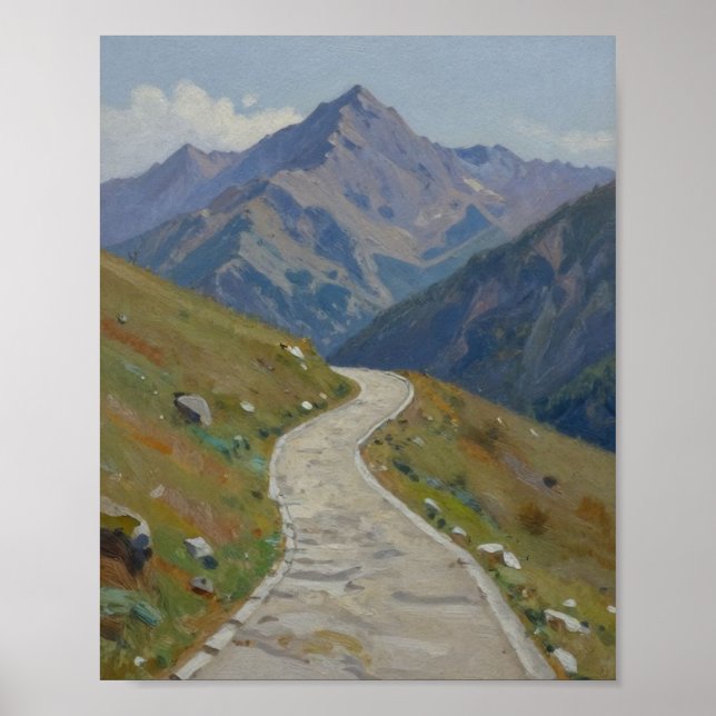 The Ascending Path: A Journey Through the Sunlit R Poster (Front)