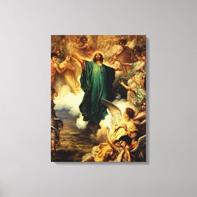 The Ascension, 1879 by Gustave Dore Canvas Print (Front)