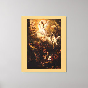The Ascension by Benjamin West Canvas Print