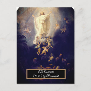 The Ascension by Rembrandt Postcard