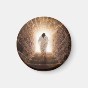 The Ascension – Jesus Walking Into the Light Magnet