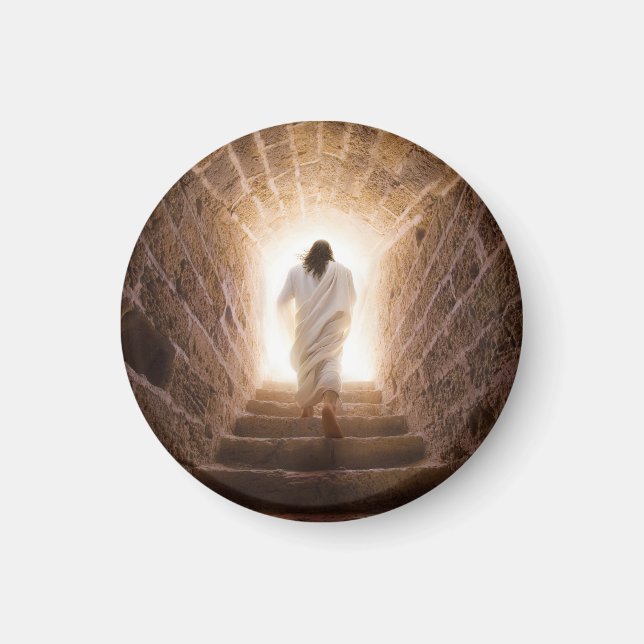 The Ascension – Jesus Walking Into the Light Magnet (Front)