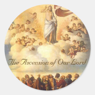 The Ascension of Our Lord Classic Round Sticker