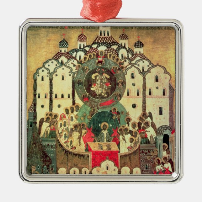 The Assembly of Angels Metal Ornament (Front)