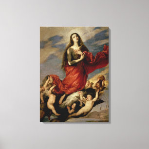 The Assumption of Mary Magdalene, 1636 Canvas Print