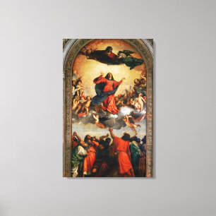 The Assumption of the Virgin, 1516-18 Canvas Print