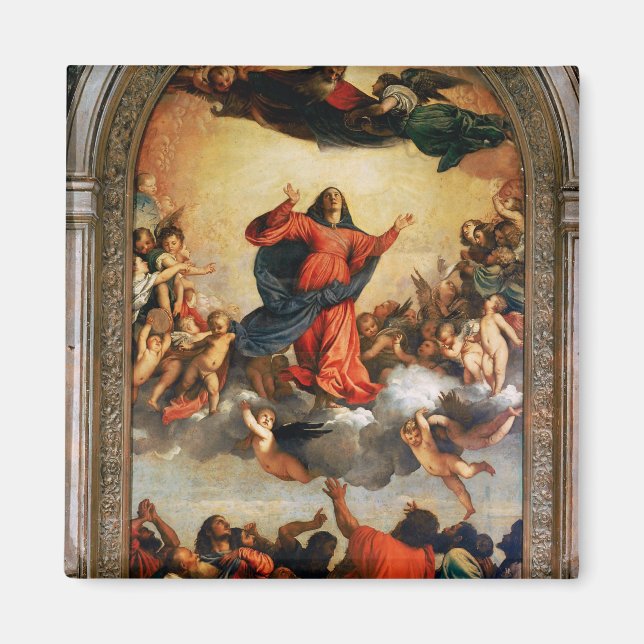 The Assumption of the Virgin, 1516-18 Magnet (Front)