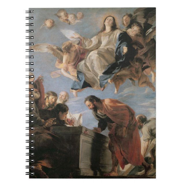 The Assumption of the Virgin, 1673 (oil on canvas) Notebook (Front)