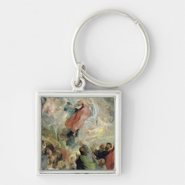 The Assumption of the Virgin Mary Keychain (Front)