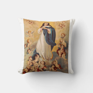 The Assumption of the Virgin Mary Throw Pillow