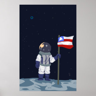 The astronaut poster