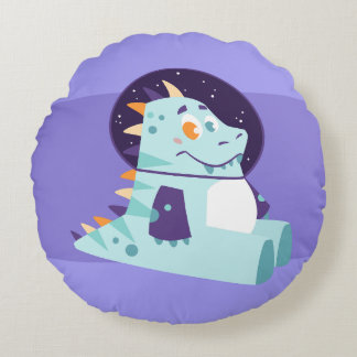 The astronaut round pillow