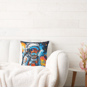 the astronaut throw pillow