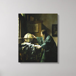 The Astronomer, 1668 Canvas Print