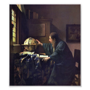 The Astronomer by Johannes Vermeer Photo Print