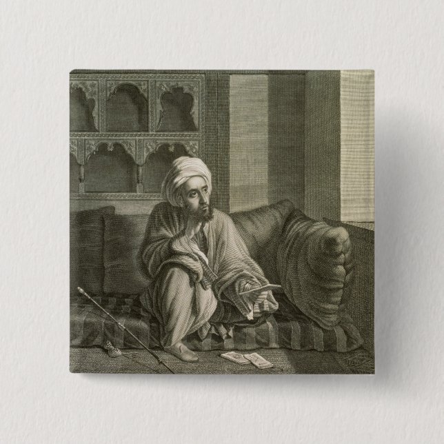 The Astronomer, from Volume II Costumes and Portra 2 Inch Square Button (Front)