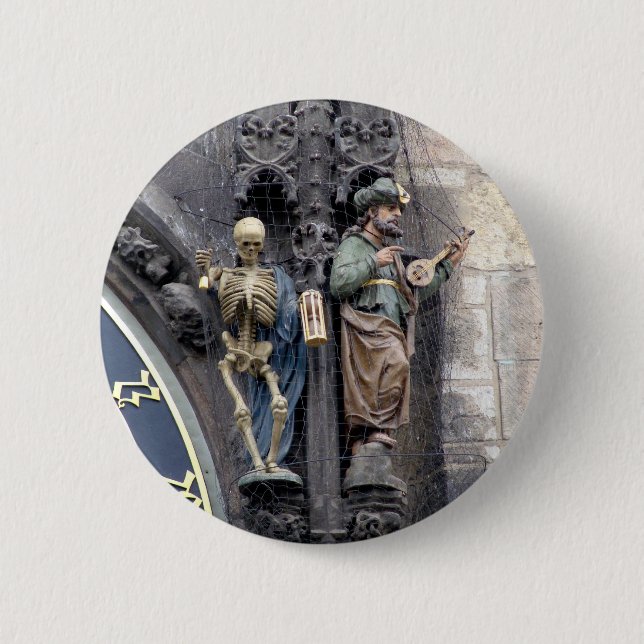 The Astronomical Clock 2 Inch Round Button (Front)