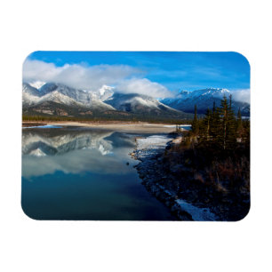 The Athabasca River in Jasper National Park Magnet