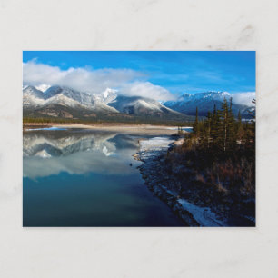 The Athabasca River in Jasper National Park Postcard