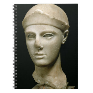 The Athena of Aegina, wearing a helmet, head of a Notebook