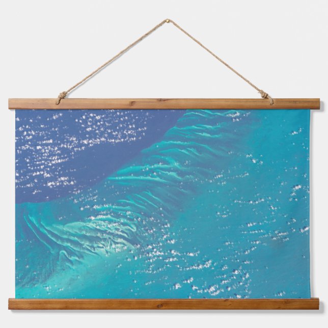 The Atlantic Ocean Off The Coast Of The Bahamas Hanging Tapestry (Front)