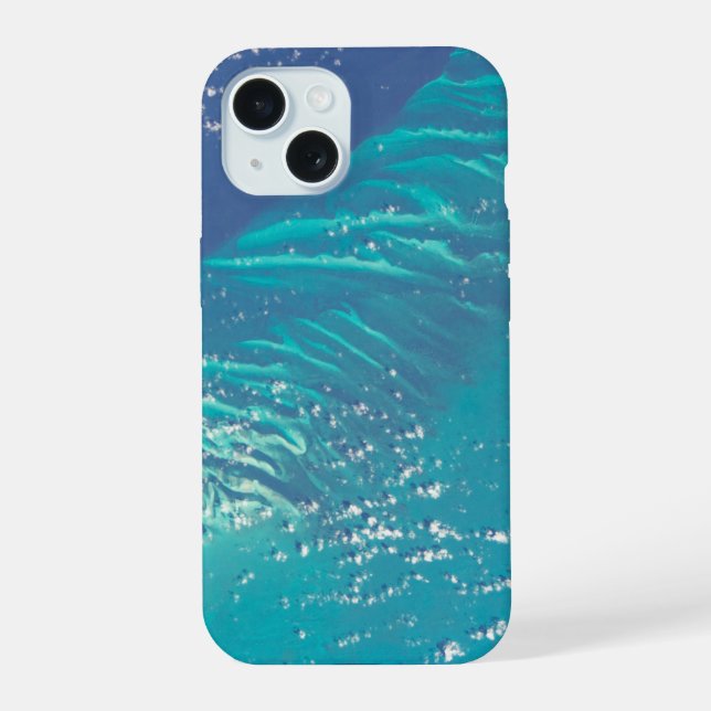 The Atlantic Ocean Off The Coast Of The Bahamas iPhone 15 Case (Back)