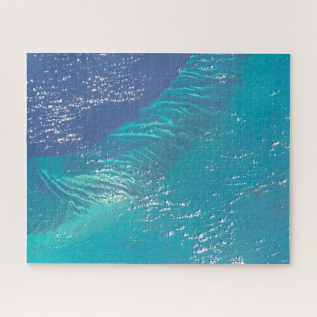 The Atlantic Ocean Off The Coast Of The Bahamas Jigsaw Puzzle (Horizontal)