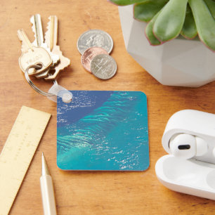 The Atlantic Ocean Off The Coast Of The Bahamas Keychain