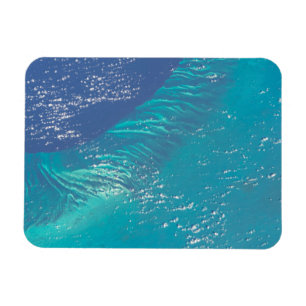The Atlantic Ocean Off The Coast Of The Bahamas Magnet