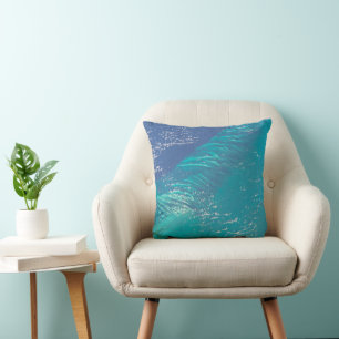 The Atlantic Ocean Off The Coast Of The Bahamas Throw Pillow