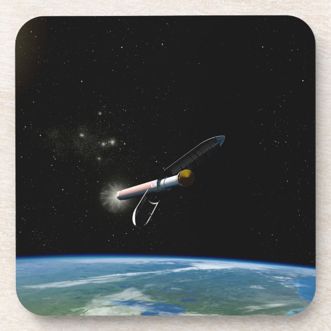 The Atlas V541 Launch Vehicle In Orbit. Coaster (Front)