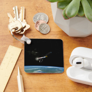 The Atlas V541 Launch Vehicle In Orbit. Keychain