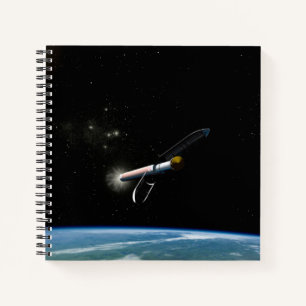 The Atlas V541 Launch Vehicle In Orbit. Notebook