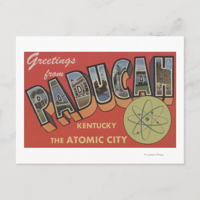The Atomic City - Large Letter Scenes Postcard (Front)