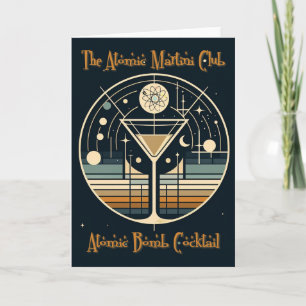 The Atomic Martini Club Atomic Bomb Cocktail Card