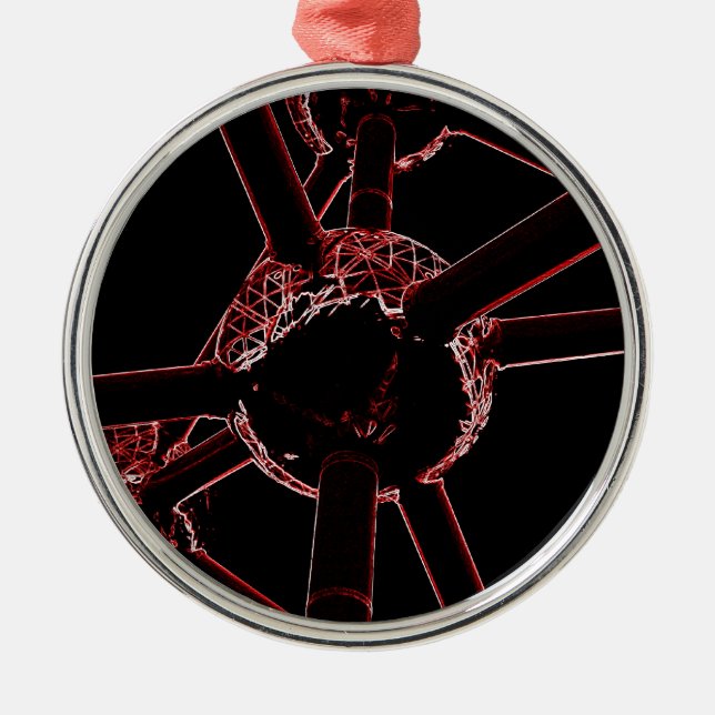 The Atomium Metal Ornament (Front)