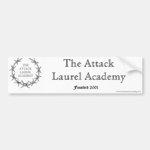 The Attack Laurel Academy Bumper Sticker